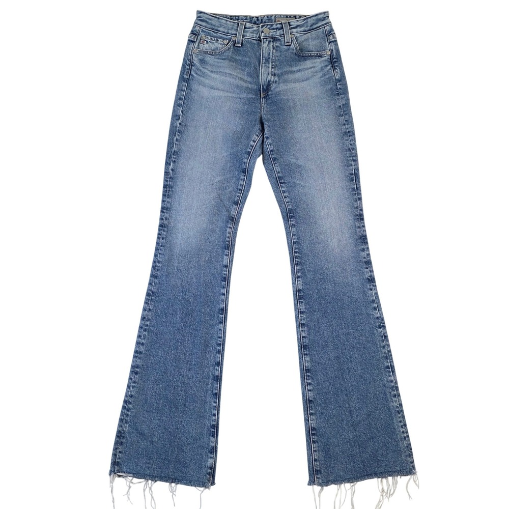 AG Adriano Goldschmied Contour‎ 360 Alexxis Bootcut High Rise Jeans 25R Raw Hem